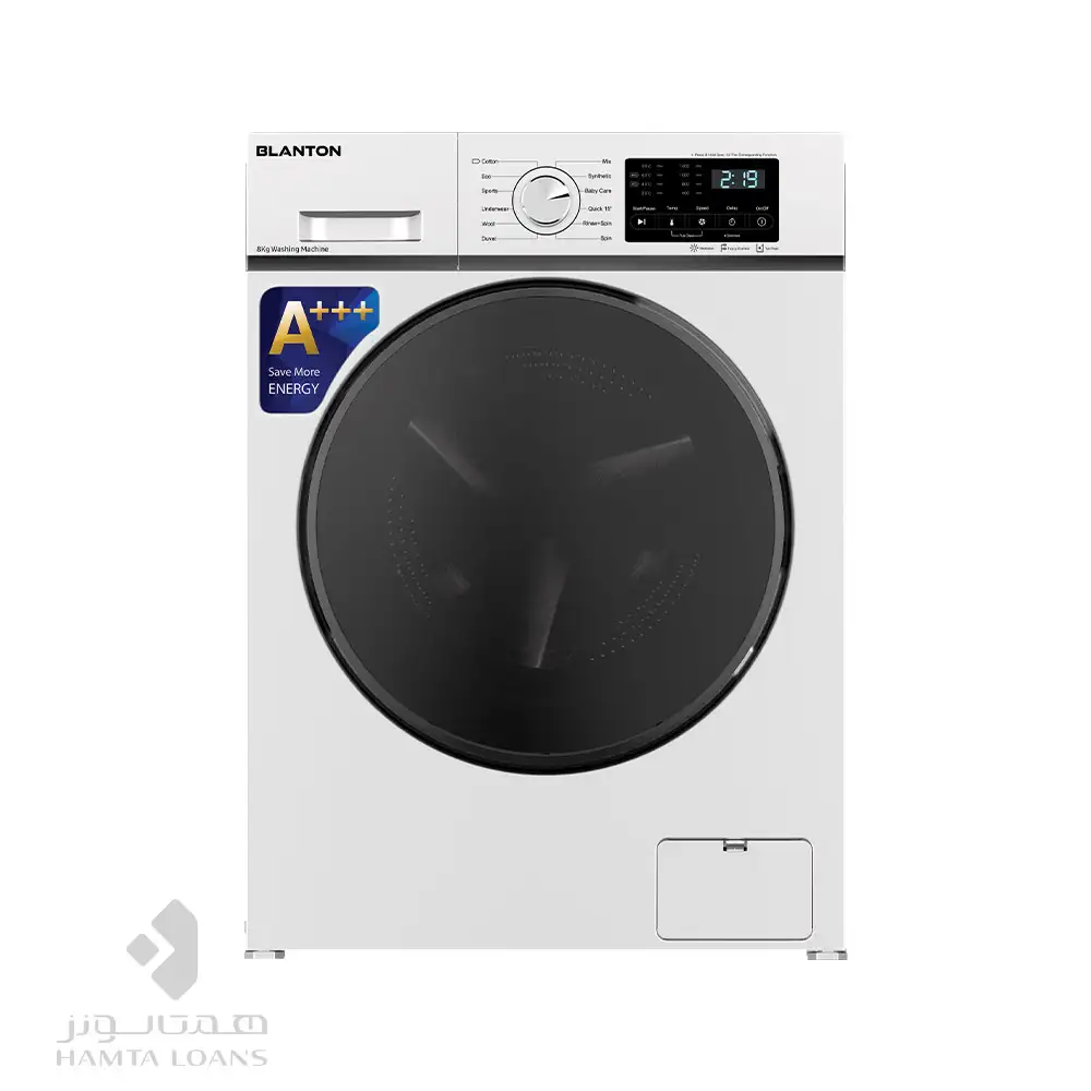 ماشین لباسشویی 8 کیلویی بلانتون مدل BBM-WM8450W - سفید