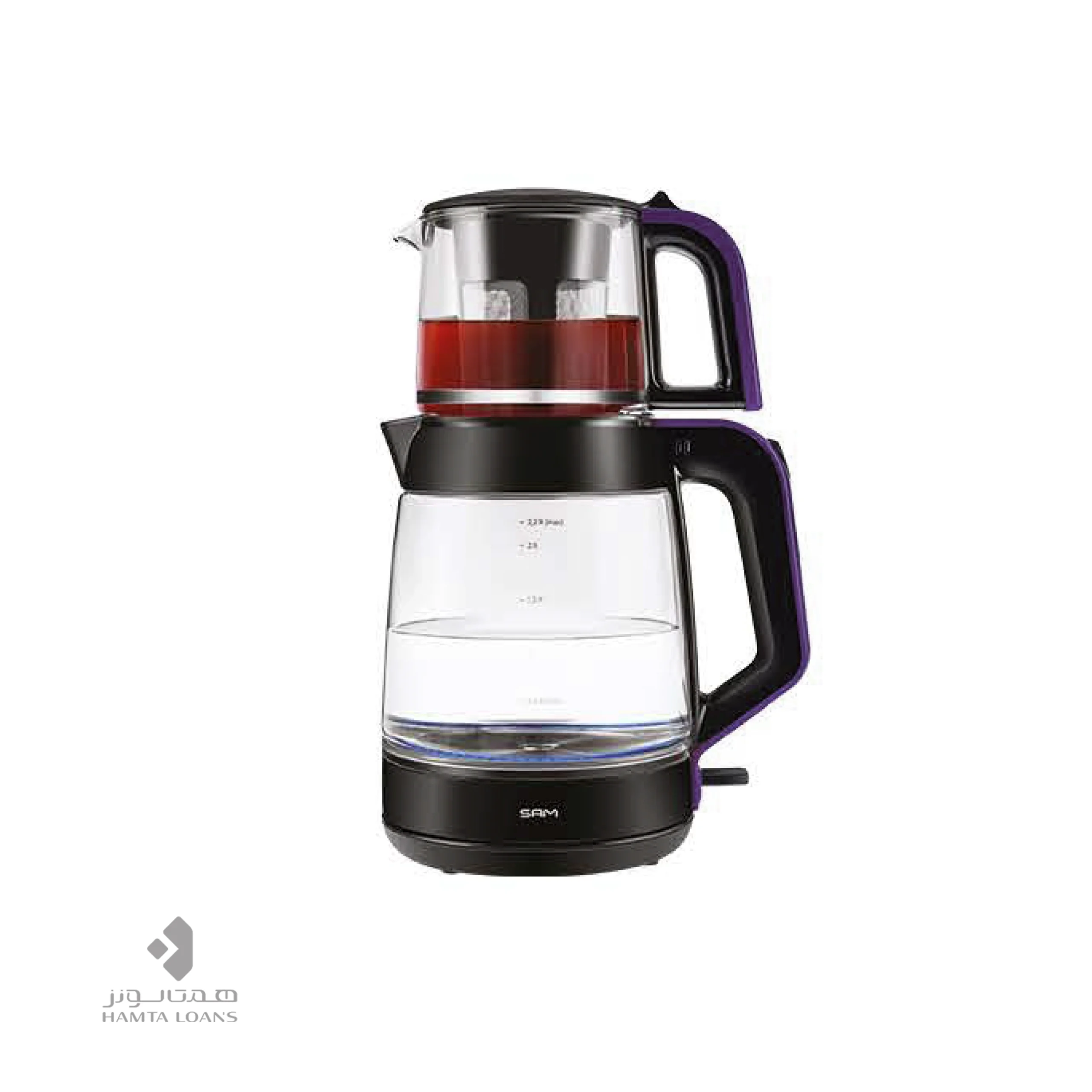 چایی ساز روهمی سام مدل TM-220BG - بنفش
