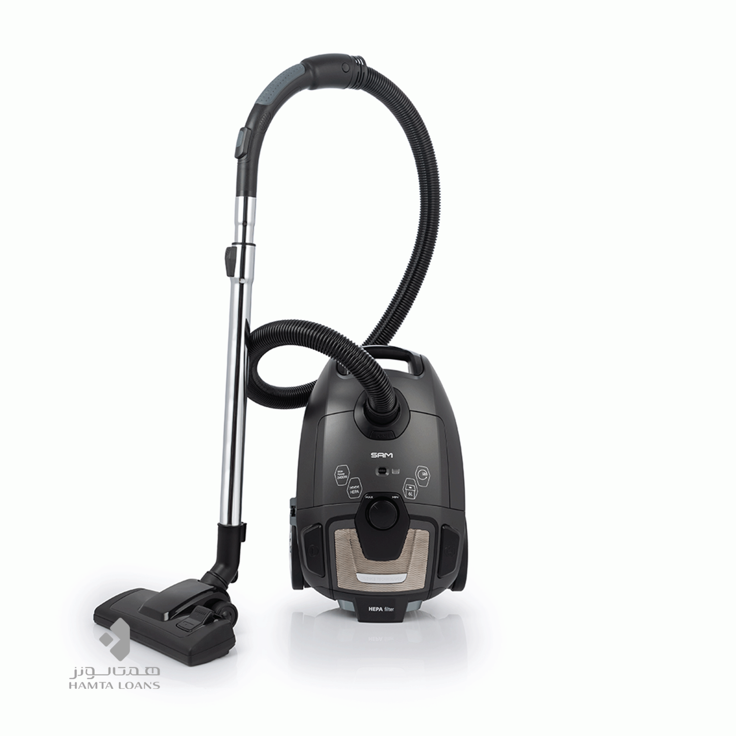 جاروبرقی کیسه سام مدل VC8025B - مشکی